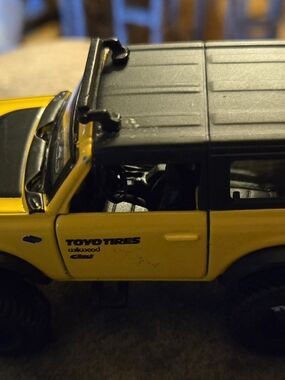 Die-Cast Yellow Off-Road Toy SUV by